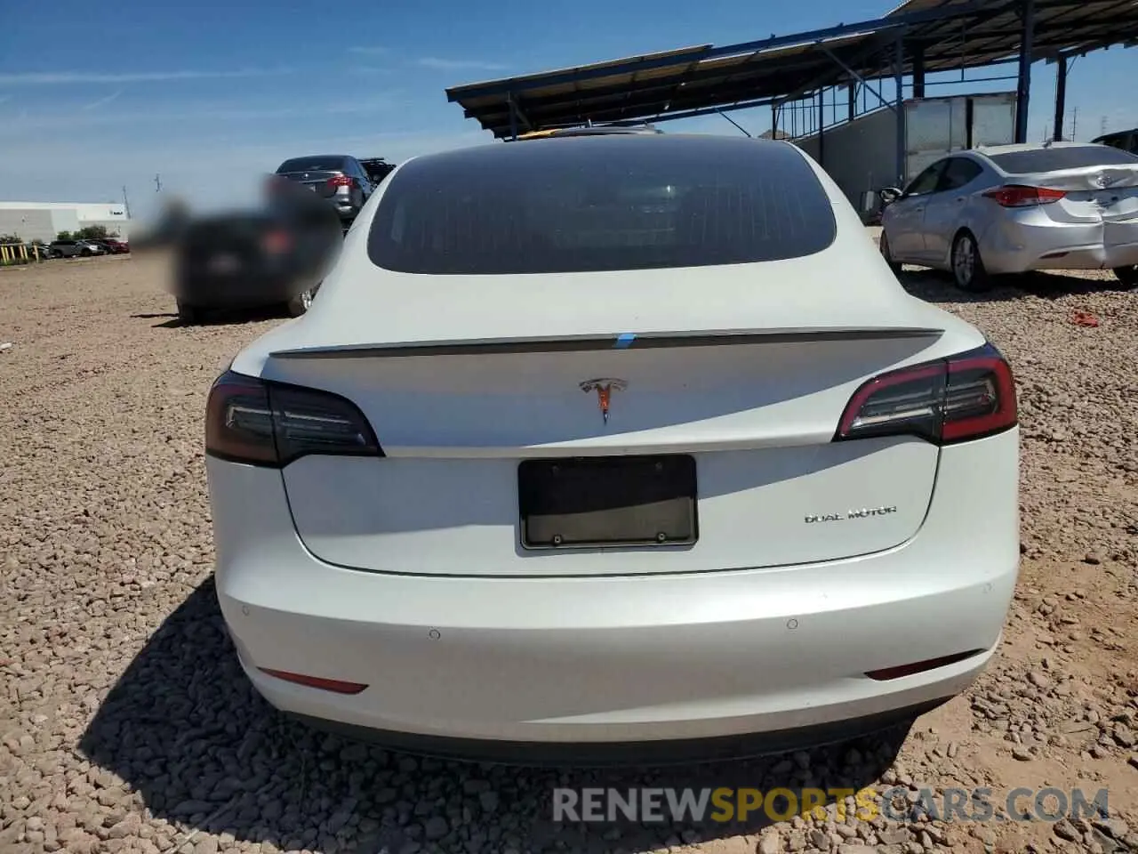 6 Фотография поврежденного автомобиля 5YJ3E1EB8LF712308 TESLA MODEL 3 2020