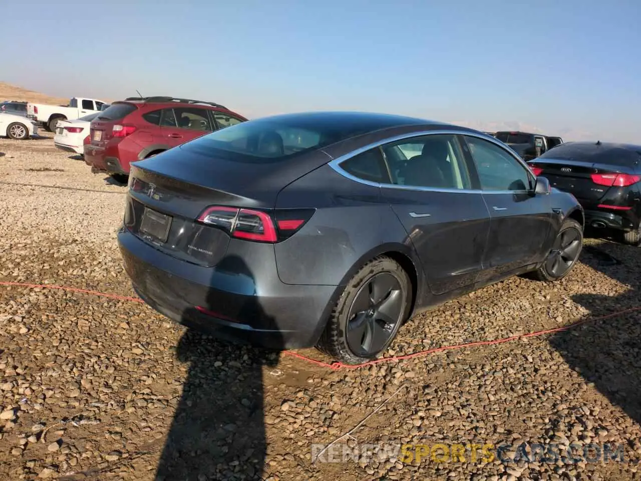 3 Photograph of a damaged car 5YJ3E1EB8LF741713 TESLA MODEL 3 2020