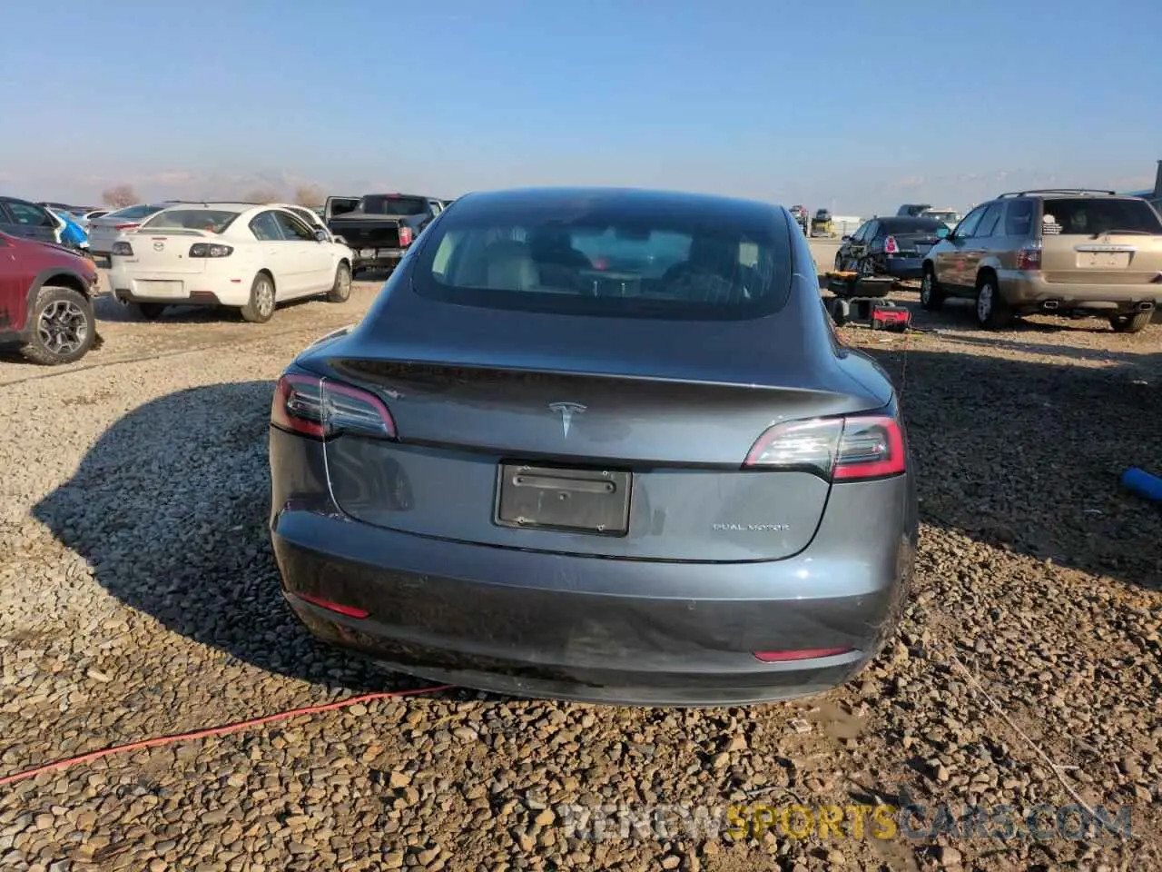 6 Photograph of a damaged car 5YJ3E1EB8LF741713 TESLA MODEL 3 2020