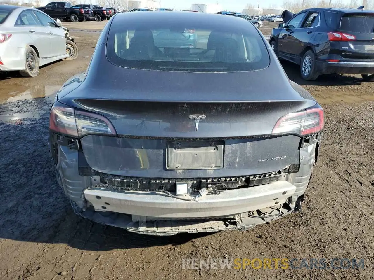 6 Фотография поврежденного автомобиля 5YJ3E1EB8LF786067 TESLA MODEL 3 2020