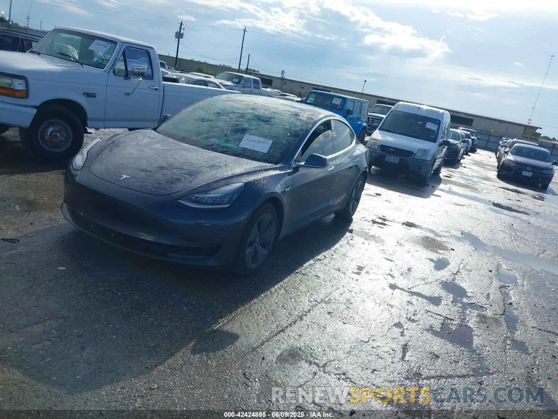 2 Фотография поврежденного автомобиля 5YJ3E1EB9LF616123 TESLA MODEL 3 2020