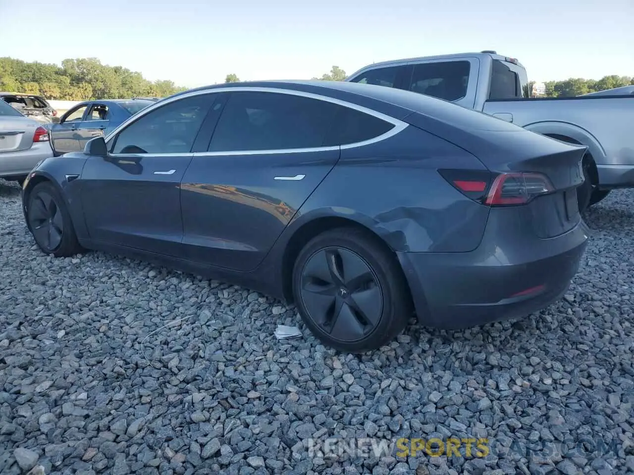 2 Photograph of a damaged car 5YJ3E1EB9LF616512 TESLA MODEL 3 2020