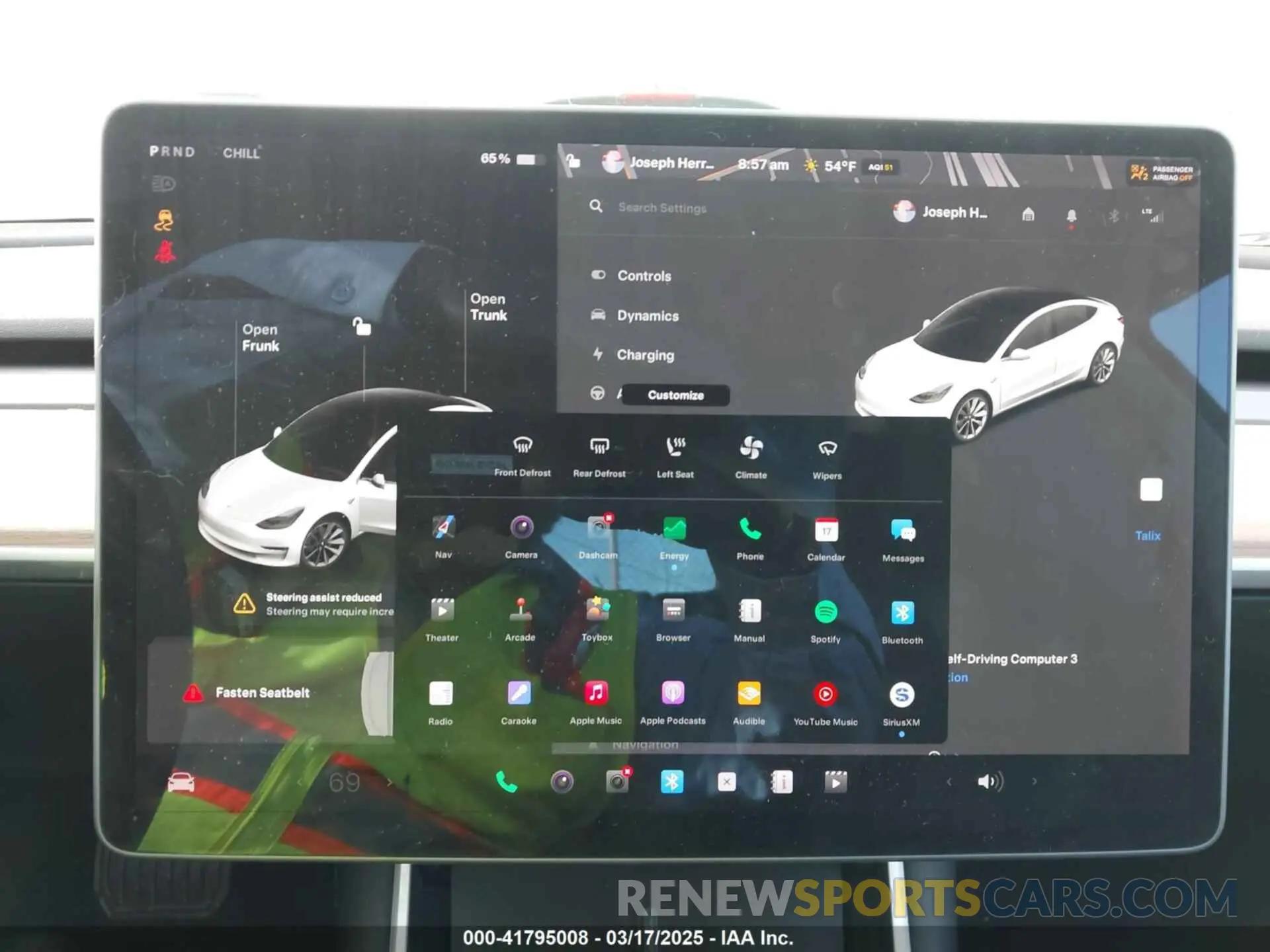 18 Фотография поврежденного автомобиля 5YJ3E1EB9LF620771 TESLA MODEL 3 2020