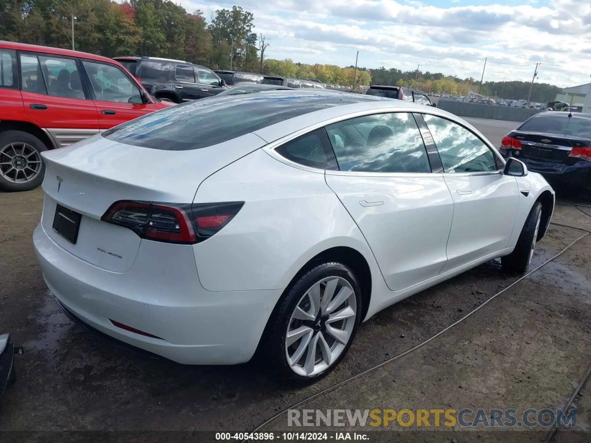 4 Фотография поврежденного автомобиля 5YJ3E1EB9LF621015 TESLA MODEL 3 2020