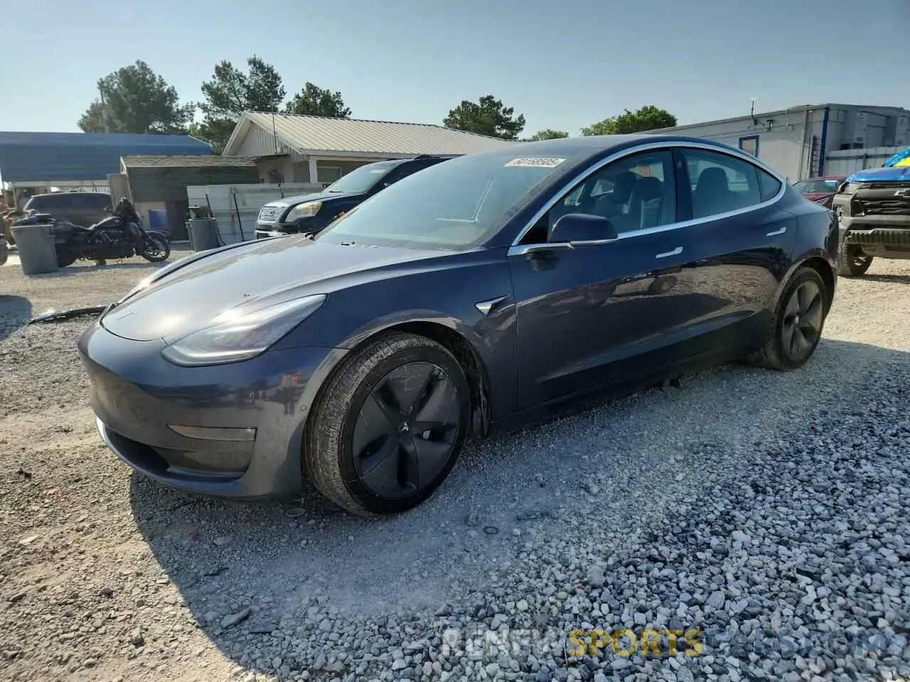 1 Photograph of a damaged car 5YJ3E1EB9LF635402 TESLA MODEL 3 2020