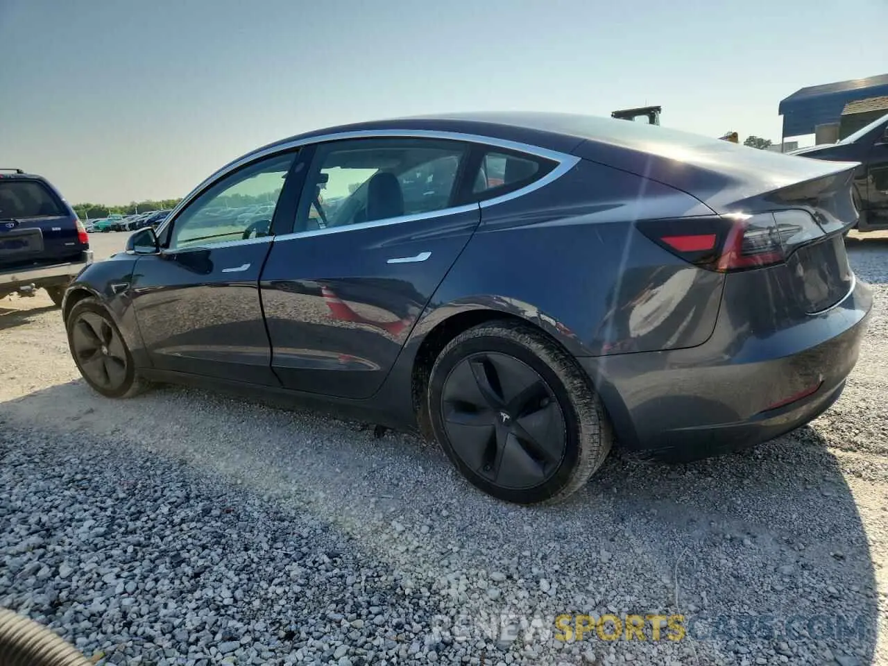 2 Photograph of a damaged car 5YJ3E1EB9LF635402 TESLA MODEL 3 2020
