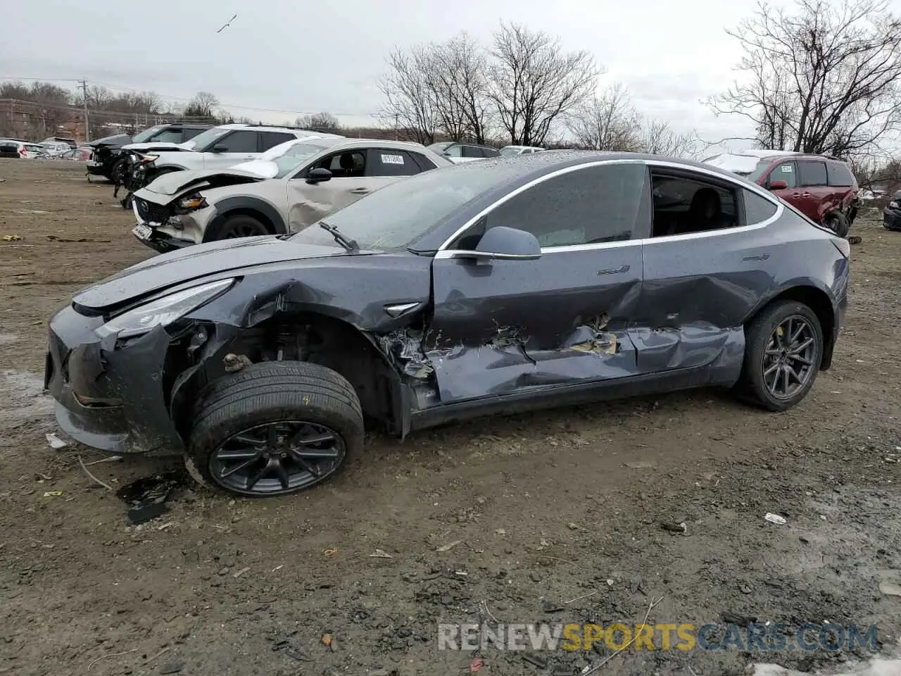 1 Фотография поврежденного автомобиля 5YJ3E1EB9LF663670 TESLA MODEL 3 2020