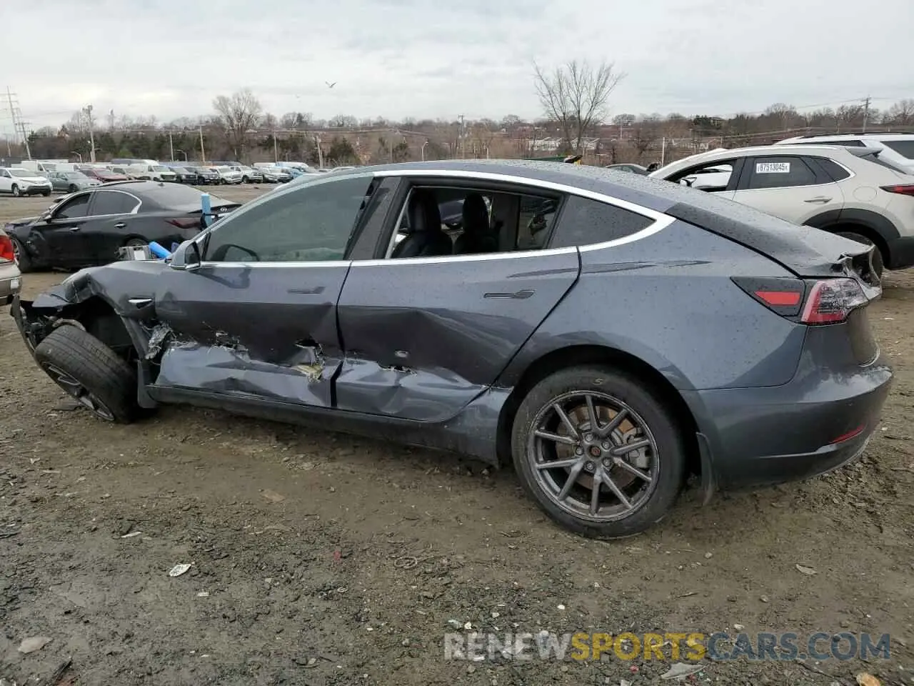 2 Фотография поврежденного автомобиля 5YJ3E1EB9LF663670 TESLA MODEL 3 2020