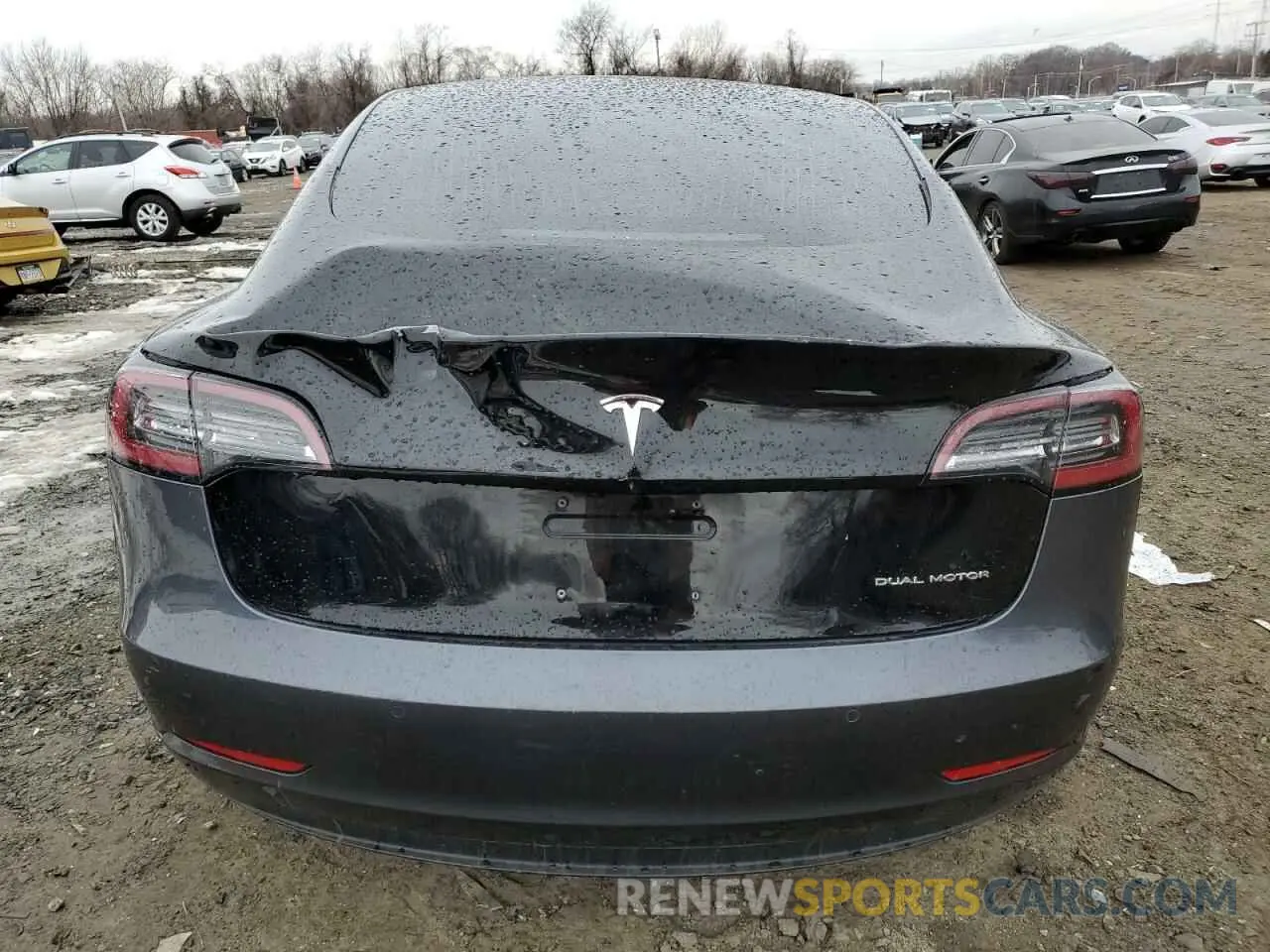 6 Фотография поврежденного автомобиля 5YJ3E1EB9LF663670 TESLA MODEL 3 2020
