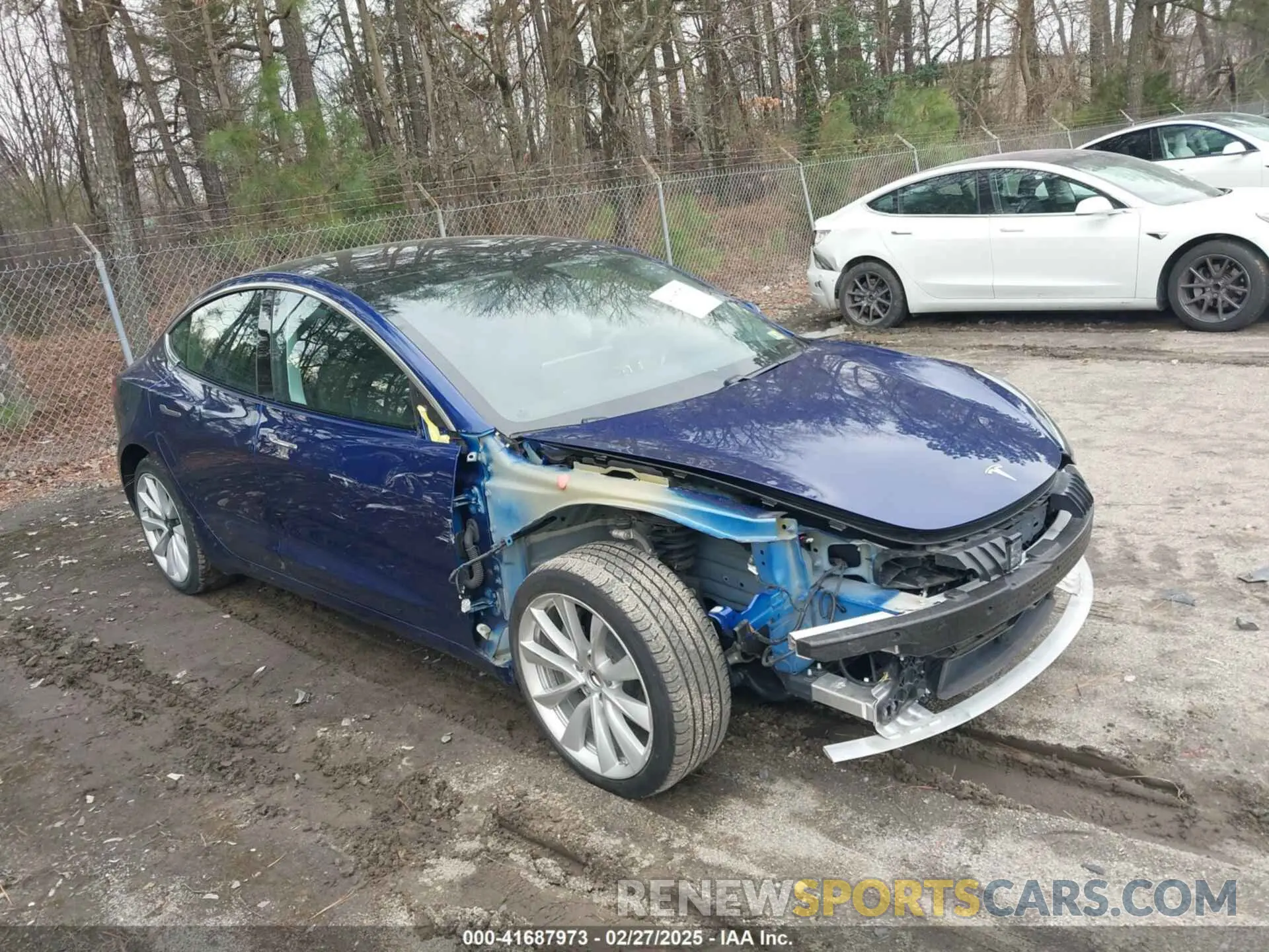 1 Photograph of a damaged car 5YJ3E1EB9LF667055 TESLA MODEL 3 2020