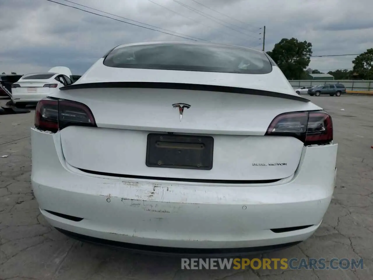6 Photograph of a damaged car 5YJ3E1EB9LF667394 TESLA MODEL 3 2020