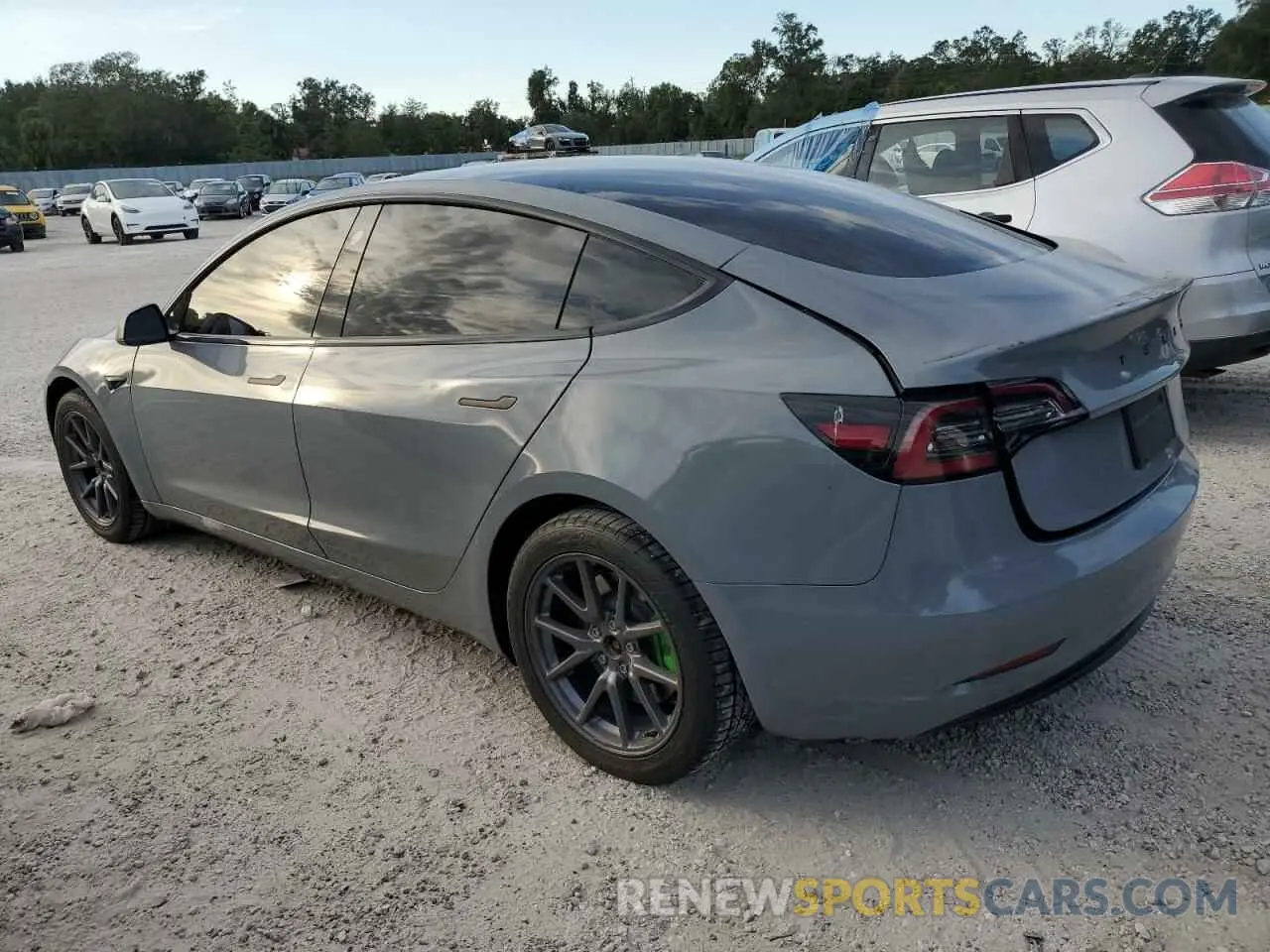 2 Photograph of a damaged car 5YJ3E1EB9LF668433 TESLA MODEL 3 2020