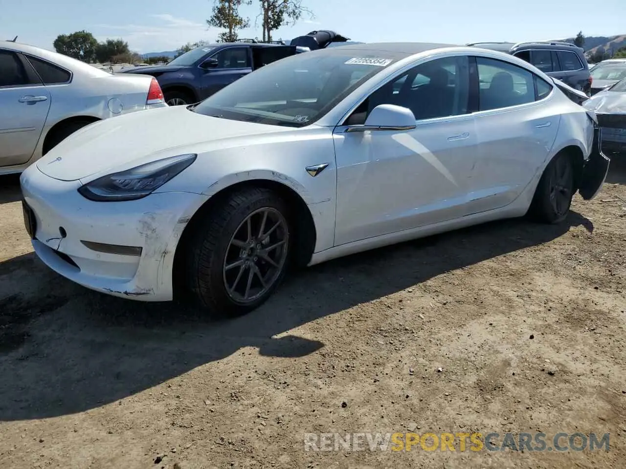 1 Фотография поврежденного автомобиля 5YJ3E1EB9LF741638 TESLA MODEL 3 2020