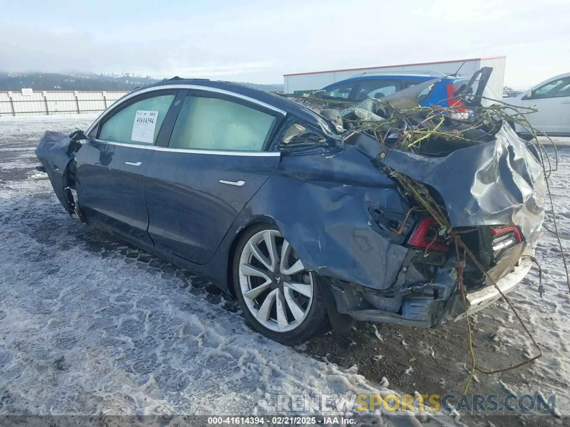3 Photograph of a damaged car 5YJ3E1EB9LF787390 TESLA MODEL 3 2020