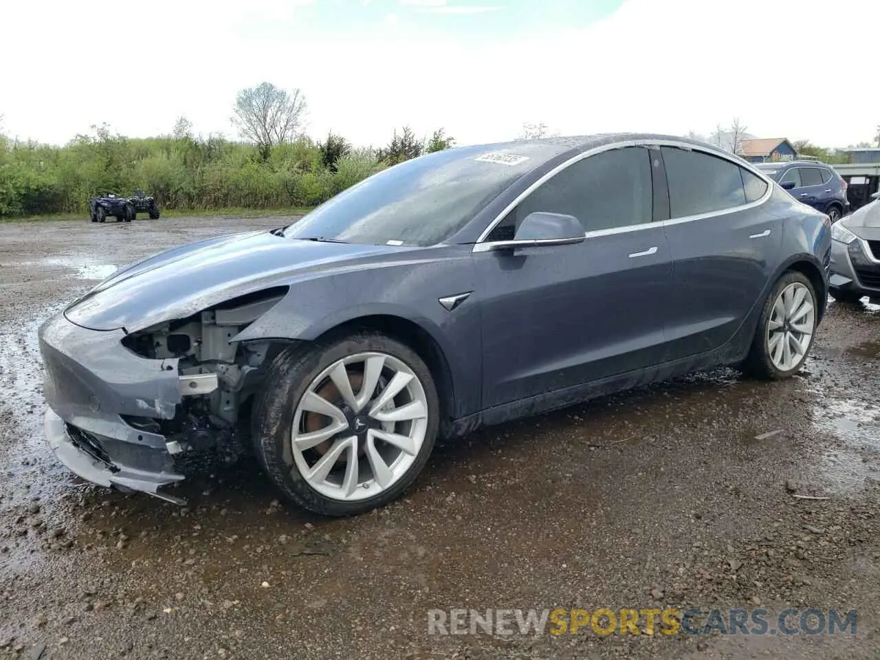 1 Фотография поврежденного автомобиля 5YJ3E1EB9LF787406 TESLA MODEL 3 2020