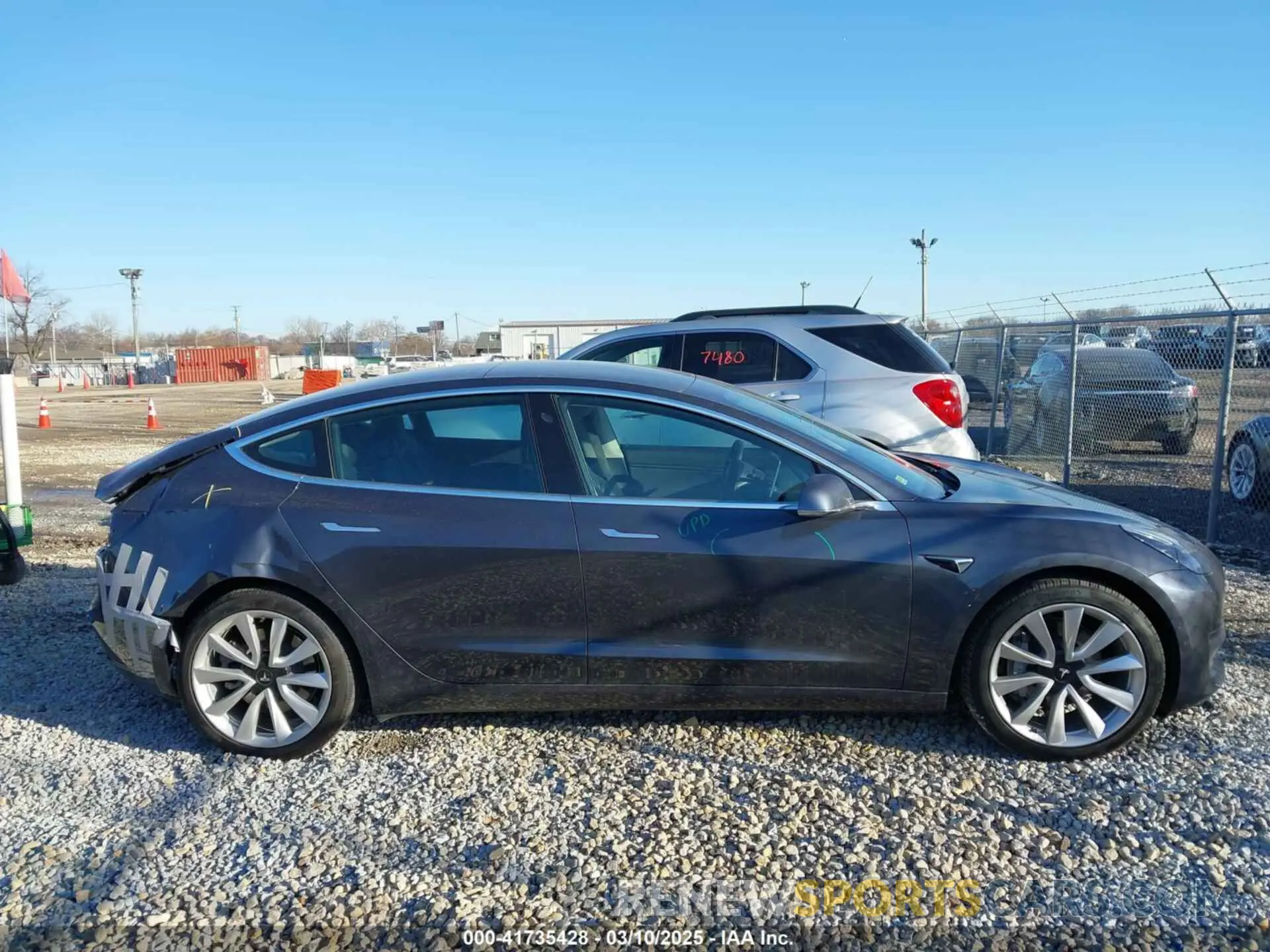 13 Photograph of a damaged car 5YJ3E1EB9LF795408 TESLA MODEL 3 2020