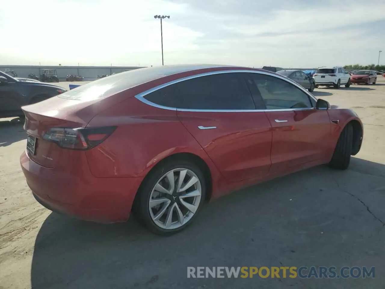 3 Photograph of a damaged car 5YJ3E1EB9LF801305 TESLA MODEL 3 2020