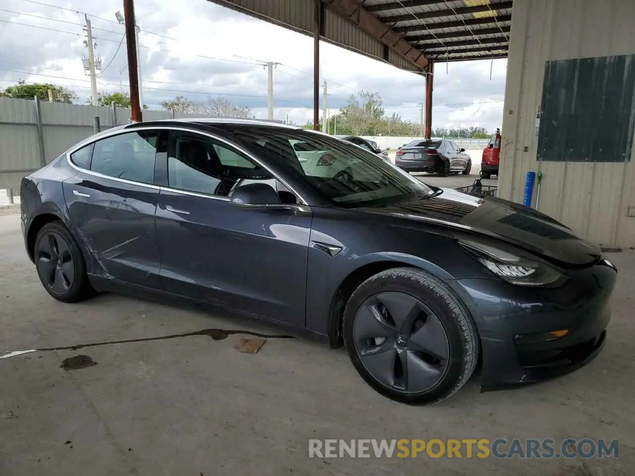 4 Фотография поврежденного автомобиля 5YJ3E1EBXLF616390 TESLA MODEL 3 2020