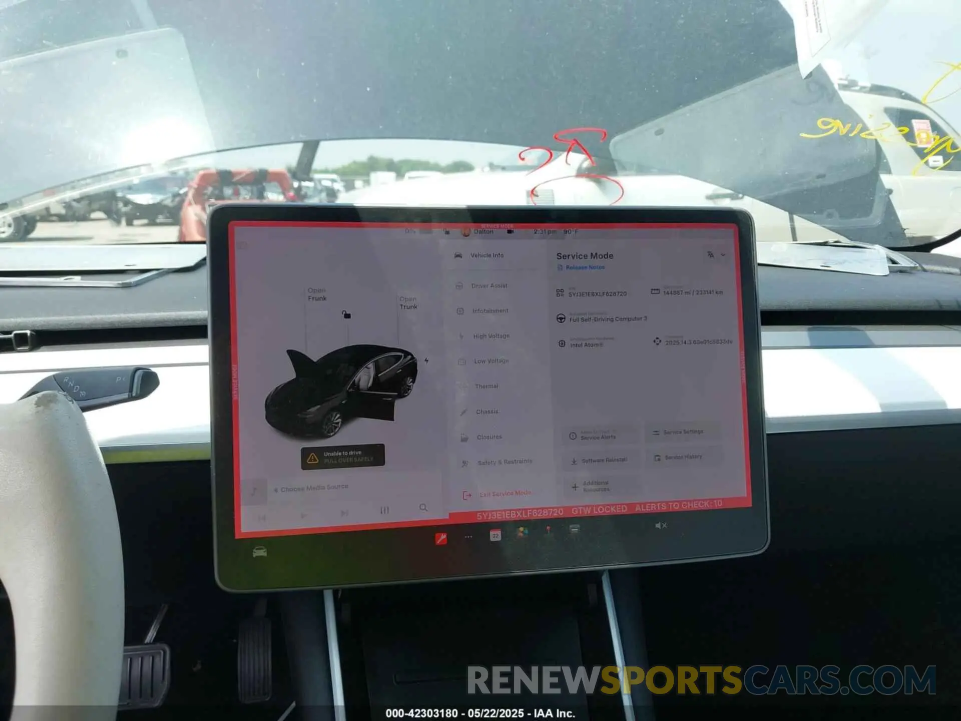 18 Фотография поврежденного автомобиля 5YJ3E1EBXLF628720 TESLA MODEL 3 2020