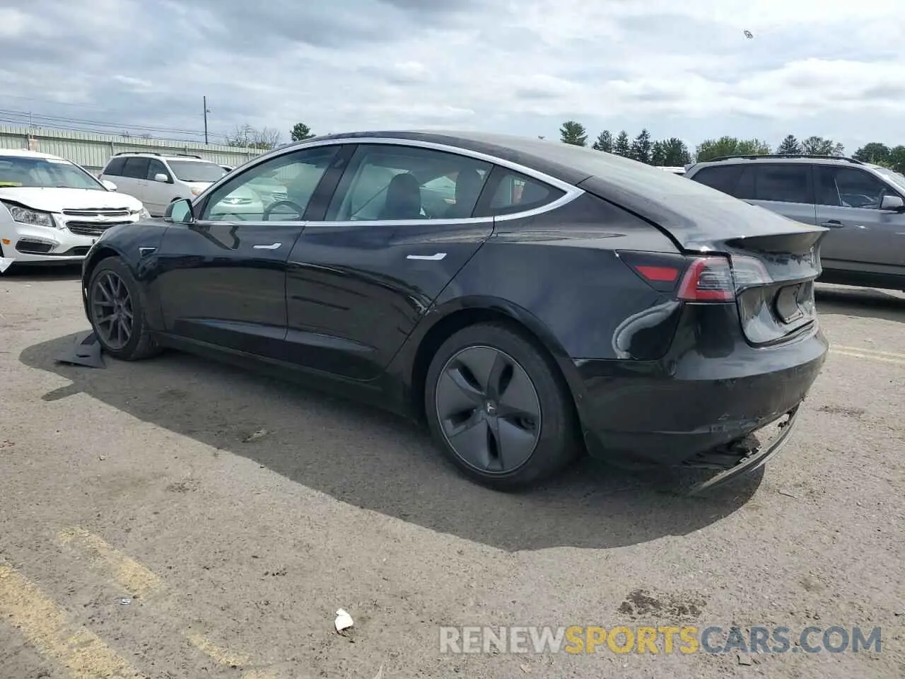 2 Фотография поврежденного автомобиля 5YJ3E1EBXLF635036 TESLA MODEL 3 2020