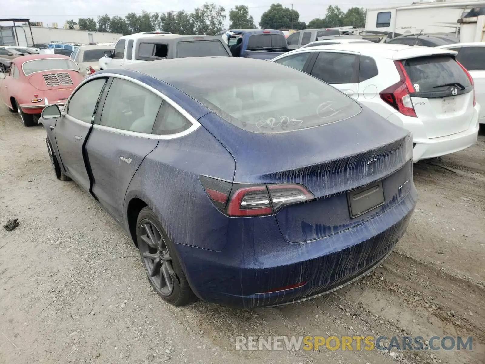 3 Фотография поврежденного автомобиля 5YJ3E1EBXLF639409 TESLA MODEL 3 2020