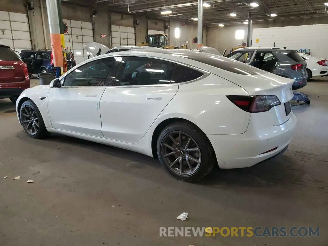 2 Photograph of a damaged car 5YJ3E1EBXLF639670 TESLA MODEL 3 2020
