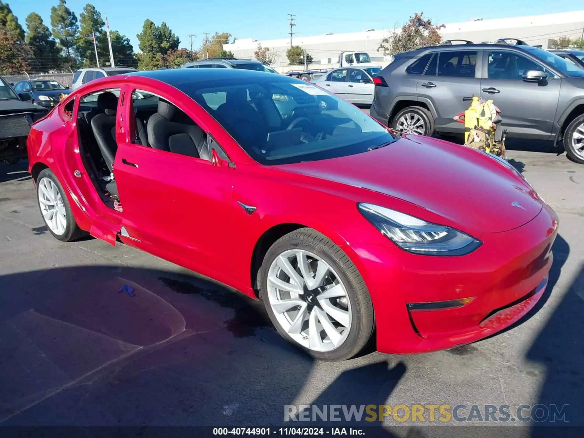 1 Фотография поврежденного автомобиля 5YJ3E1EBXLF651026 TESLA MODEL 3 2020