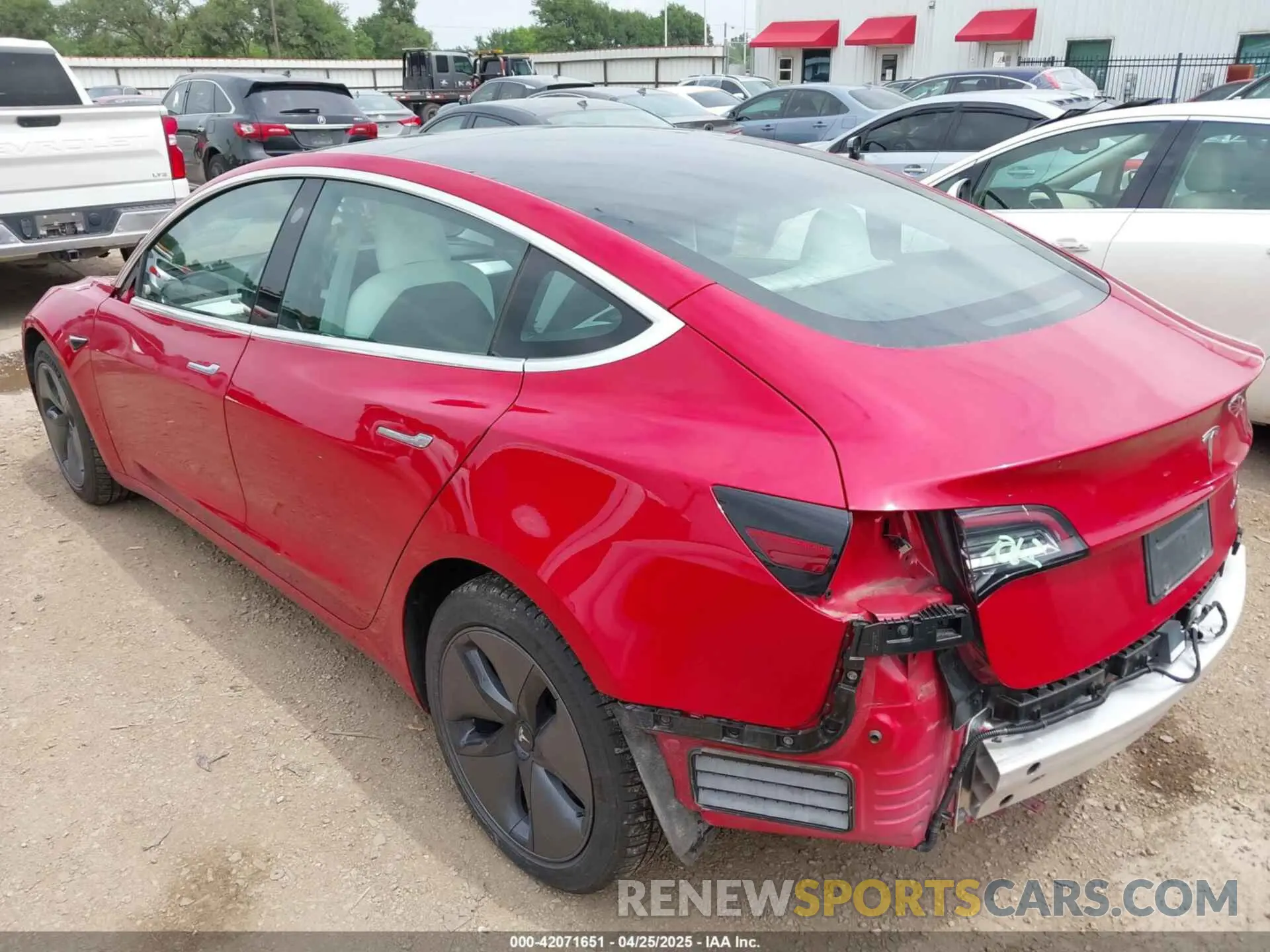 3 Photograph of a damaged car 5YJ3E1EBXLF651396 TESLA MODEL 3 2020