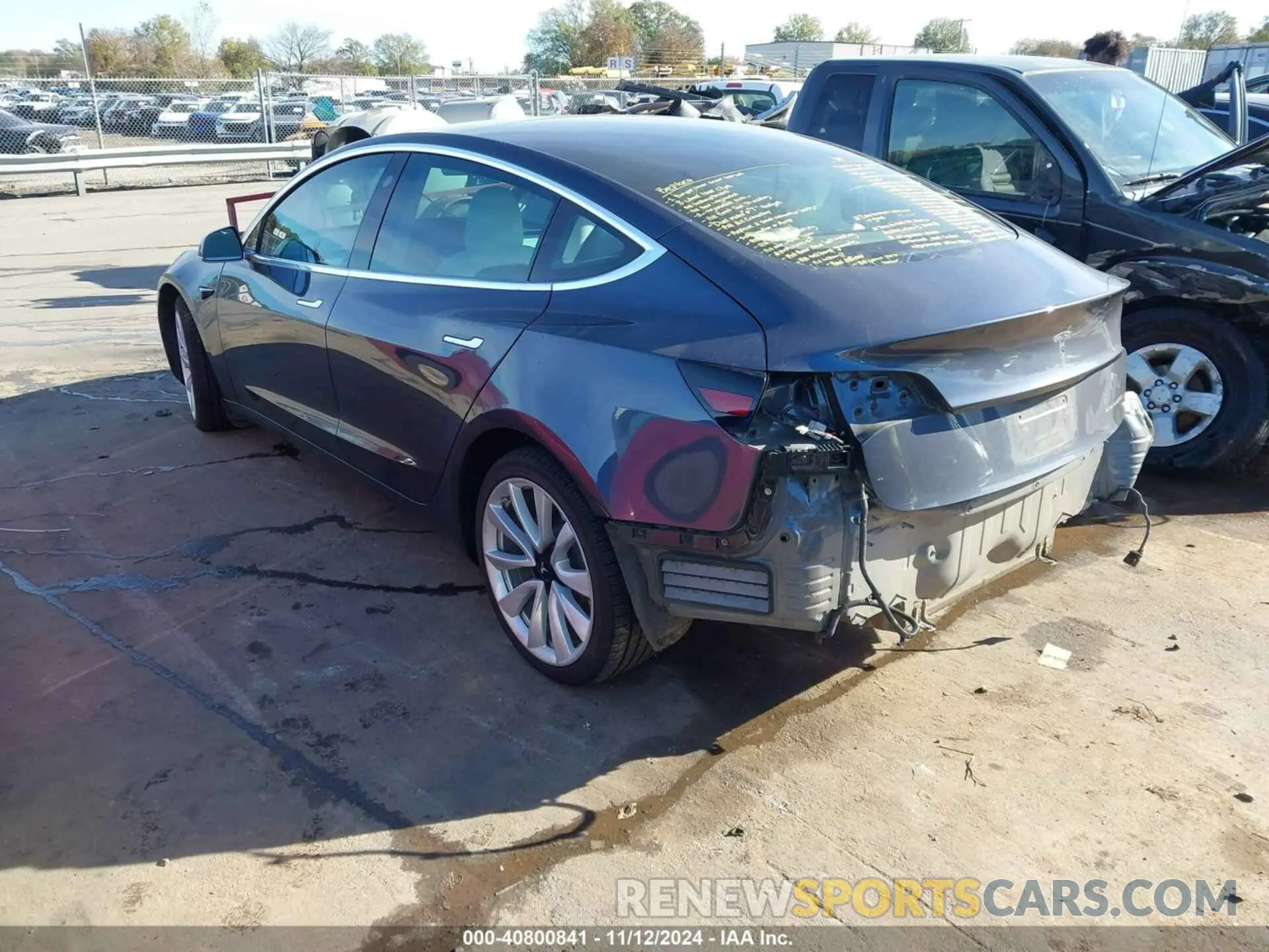 3 Photograph of a damaged car 5YJ3E1EBXLF651933 TESLA MODEL 3 2020