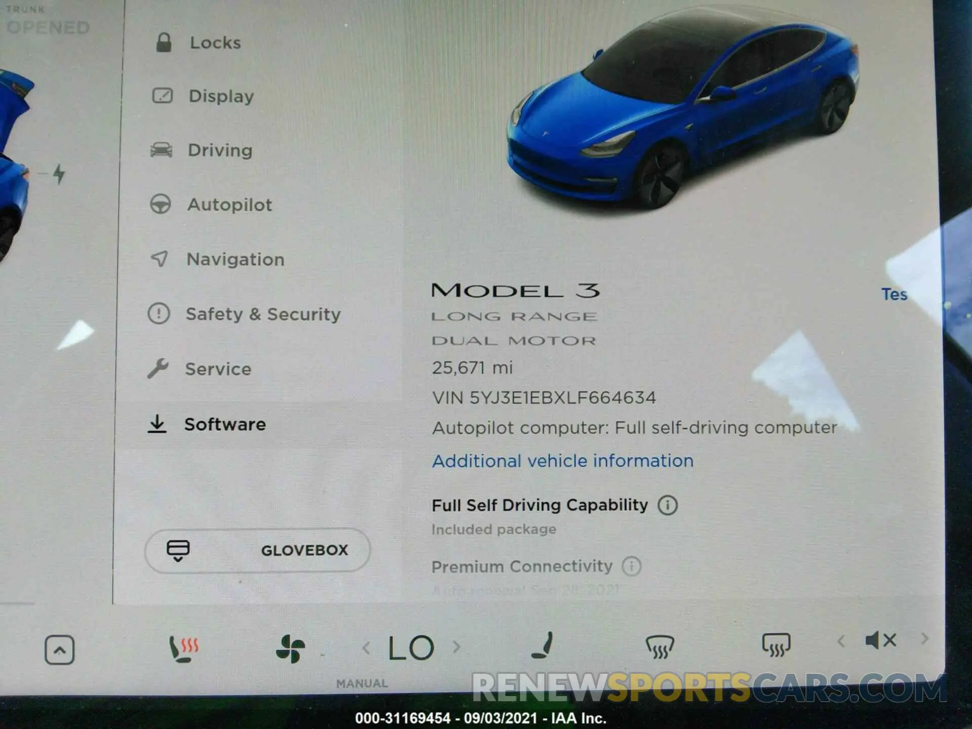 7 Photograph of a damaged car 5YJ3E1EBXLF664634 TESLA MODEL 3 2020