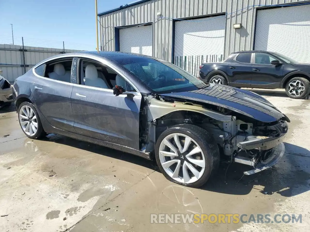 4 Photograph of a damaged car 5YJ3E1EBXLF668795 TESLA MODEL 3 2020