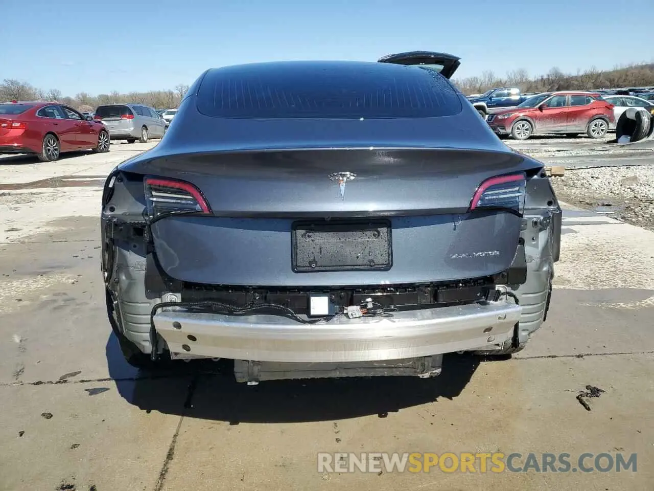 6 Photograph of a damaged car 5YJ3E1EBXLF668795 TESLA MODEL 3 2020