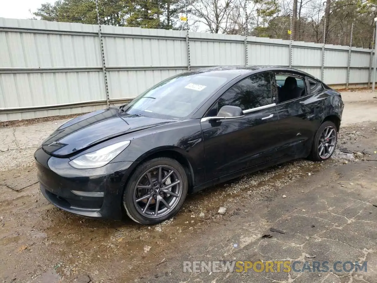 1 Photograph of a damaged car 5YJ3E1EBXLF710432 TESLA MODEL 3 2020
