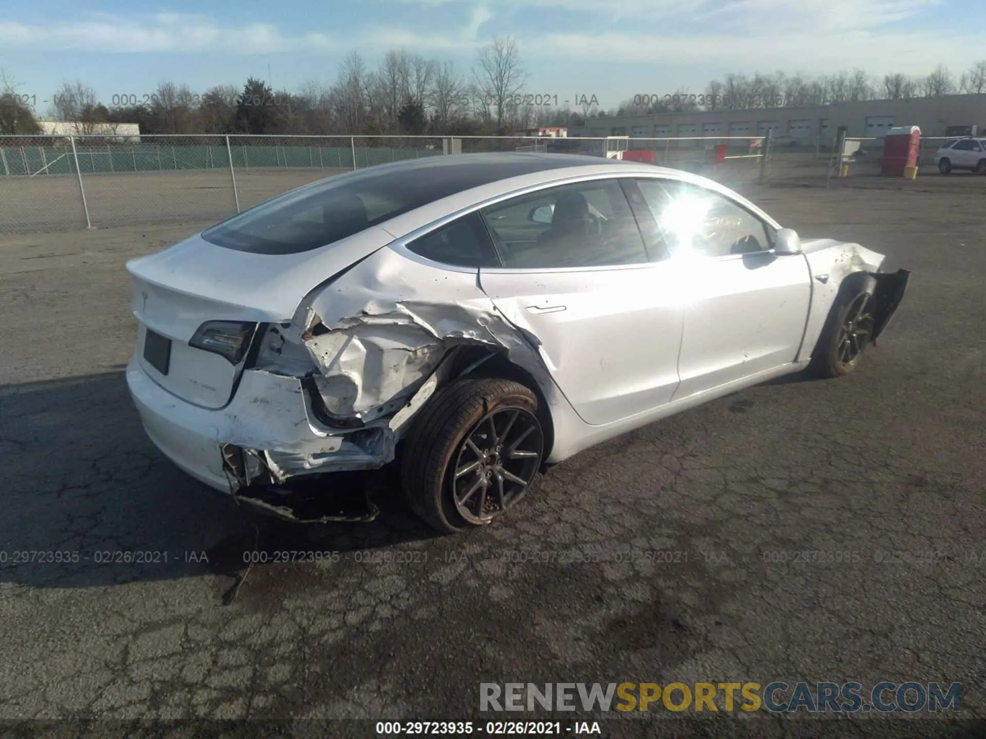 4 Photograph of a damaged car 5YJ3E1EBXLF735329 TESLA MODEL 3 2020