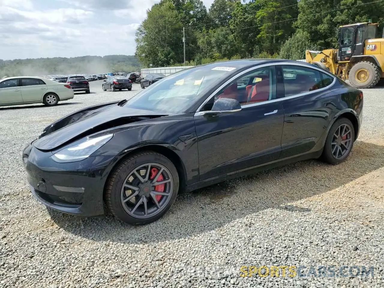 1 Фотография поврежденного автомобиля 5YJ3E1EBXLF794624 TESLA MODEL 3 2020