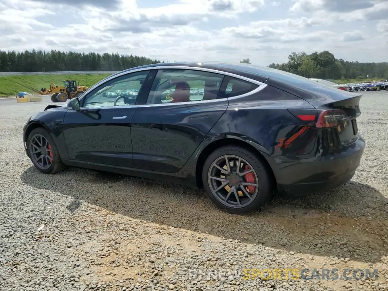 2 Фотография поврежденного автомобиля 5YJ3E1EBXLF794624 TESLA MODEL 3 2020