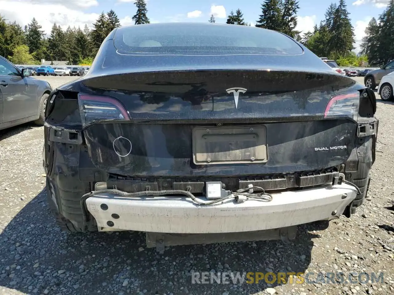 6 Фотография поврежденного автомобиля 5YJ3E1EBXLF795689 TESLA MODEL 3 2020