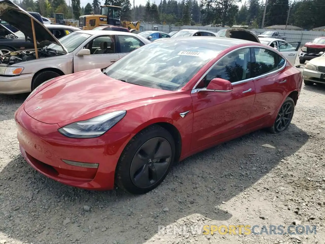 1 Фотография поврежденного автомобиля 5YJ3E1EBXLF800874 TESLA MODEL 3 2020