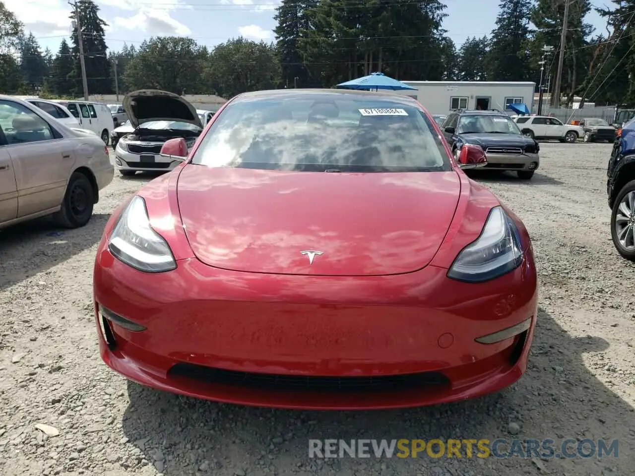 5 Фотография поврежденного автомобиля 5YJ3E1EBXLF800874 TESLA MODEL 3 2020
