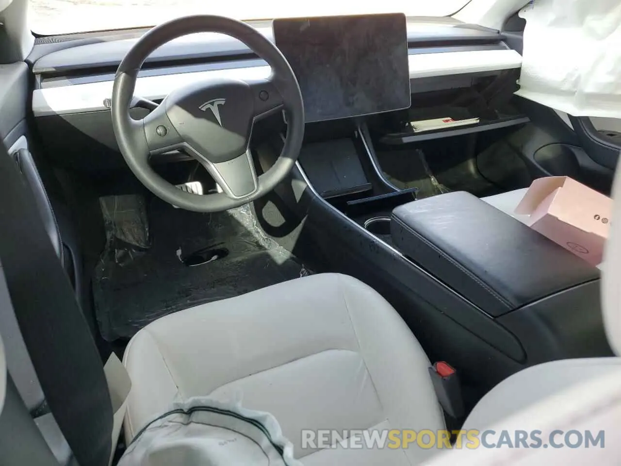 8 Photograph of a damaged car 5YJ3E1EC0LF603575 TESLA MODEL 3 2020