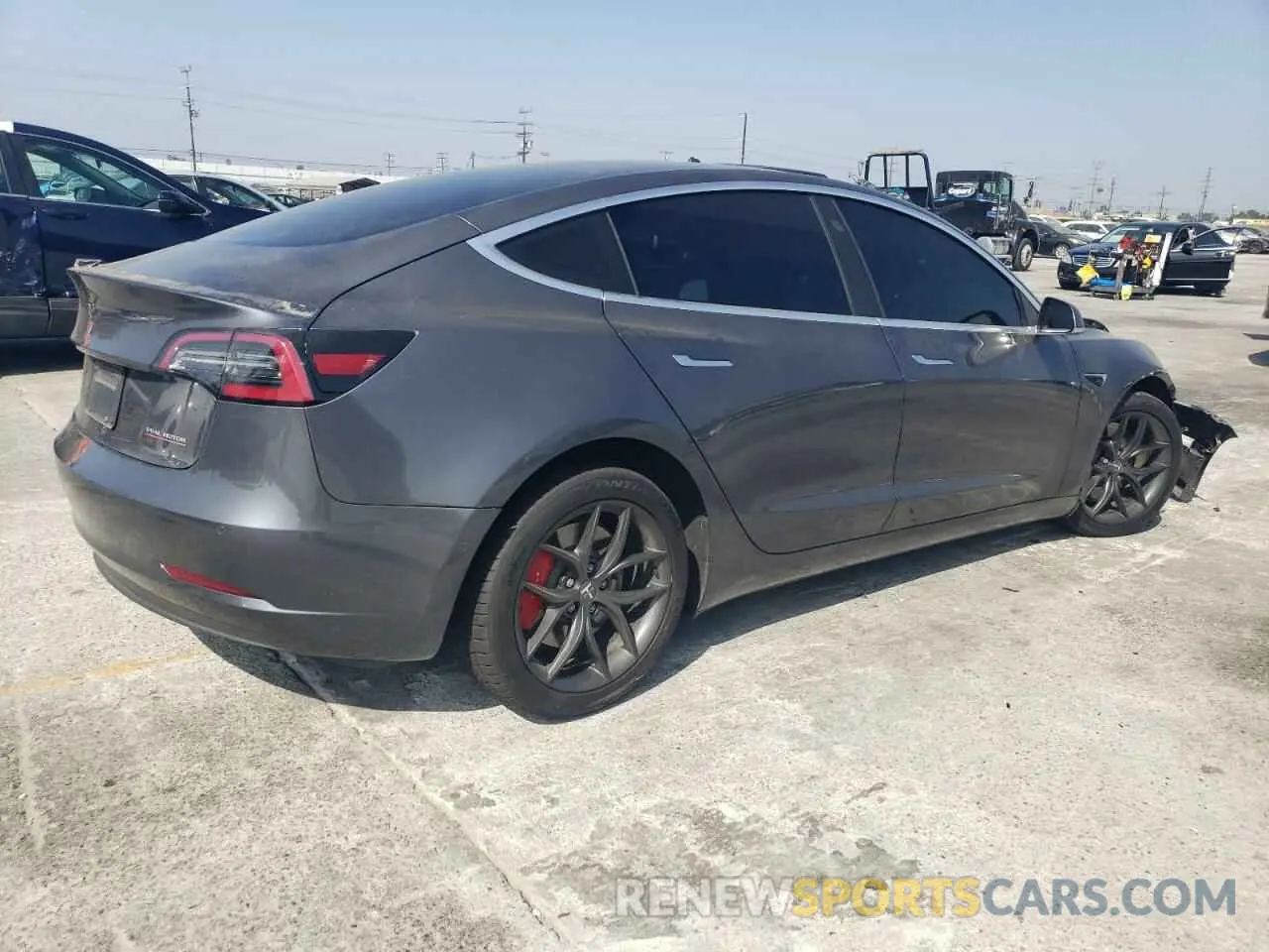 3 Фотография поврежденного автомобиля 5YJ3E1EC1LF669567 TESLA MODEL 3 2020