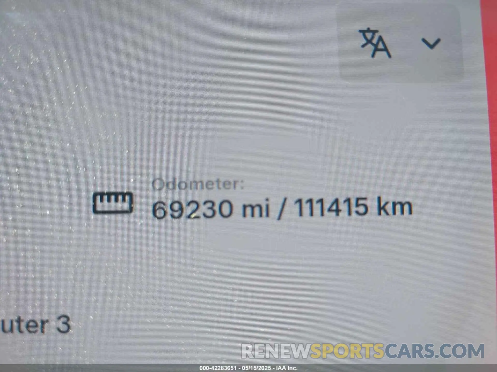 15 Photograph of a damaged car 5YJ3E1EC1LF719240 TESLA MODEL 3 2020