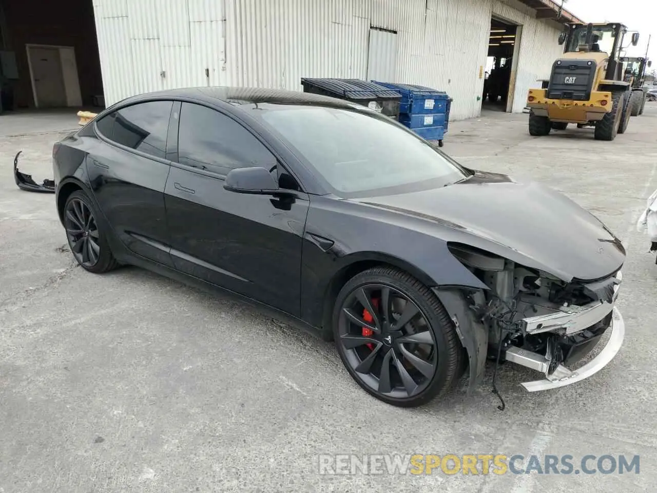 4 Фотография поврежденного автомобиля 5YJ3E1EC1LF746843 TESLA MODEL 3 2020