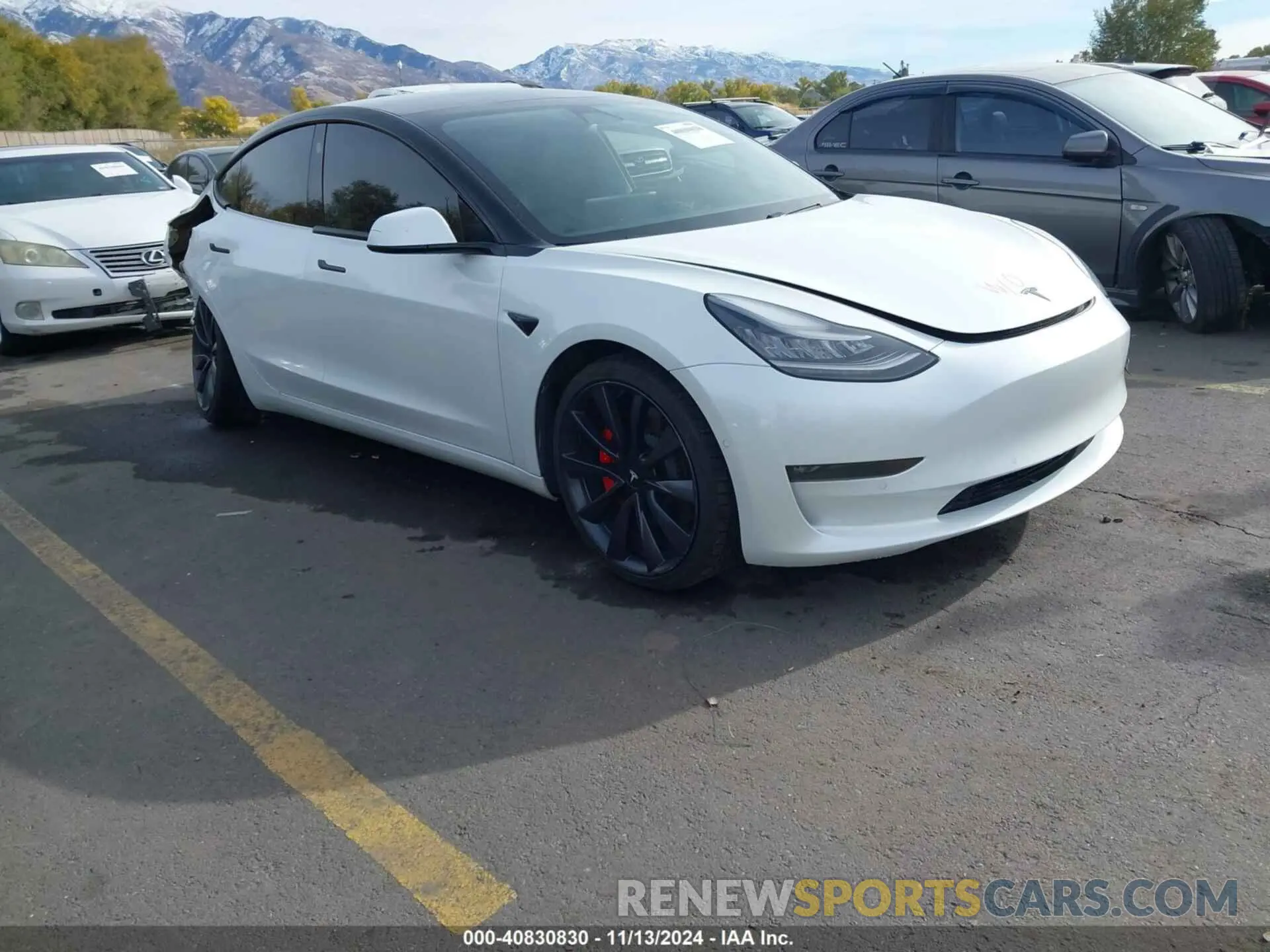 1 Фотография поврежденного автомобиля 5YJ3E1EC1LF807866 TESLA MODEL 3 2020