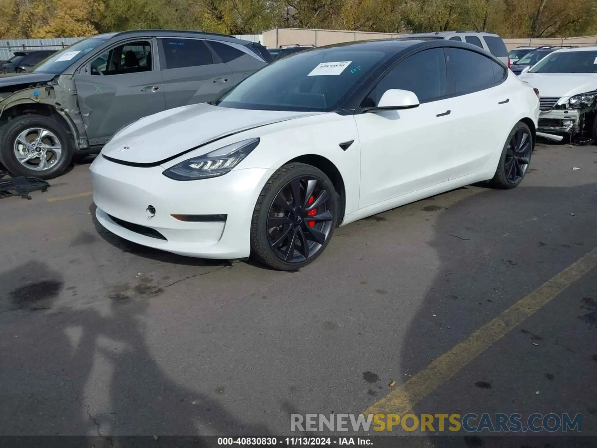 2 Фотография поврежденного автомобиля 5YJ3E1EC1LF807866 TESLA MODEL 3 2020