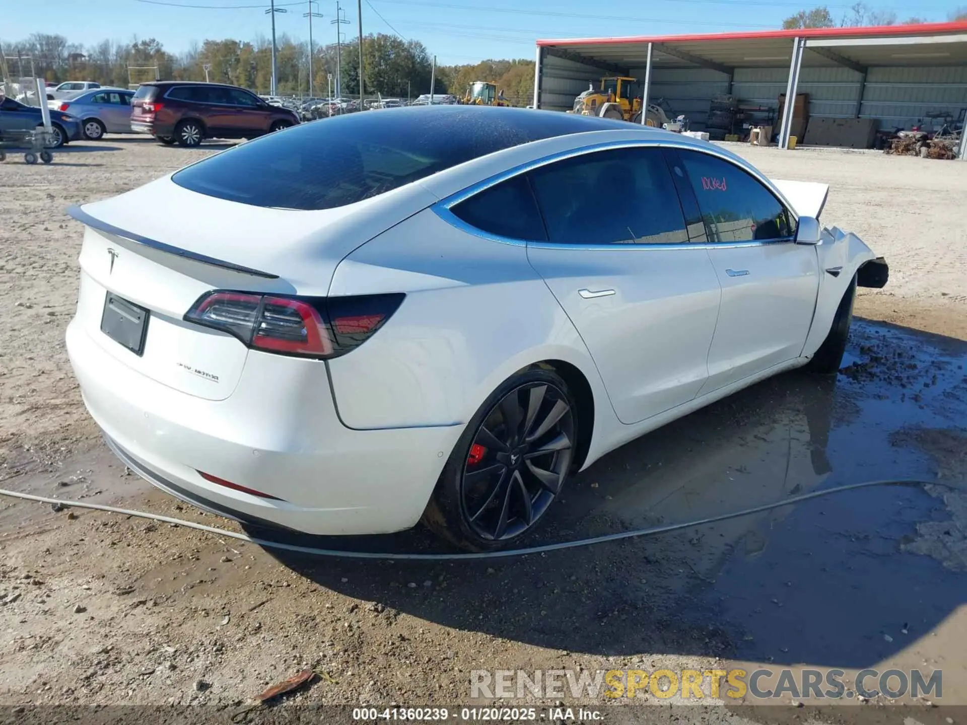 4 Photograph of a damaged car 5YJ3E1EC2LF623827 TESLA MODEL 3 2020