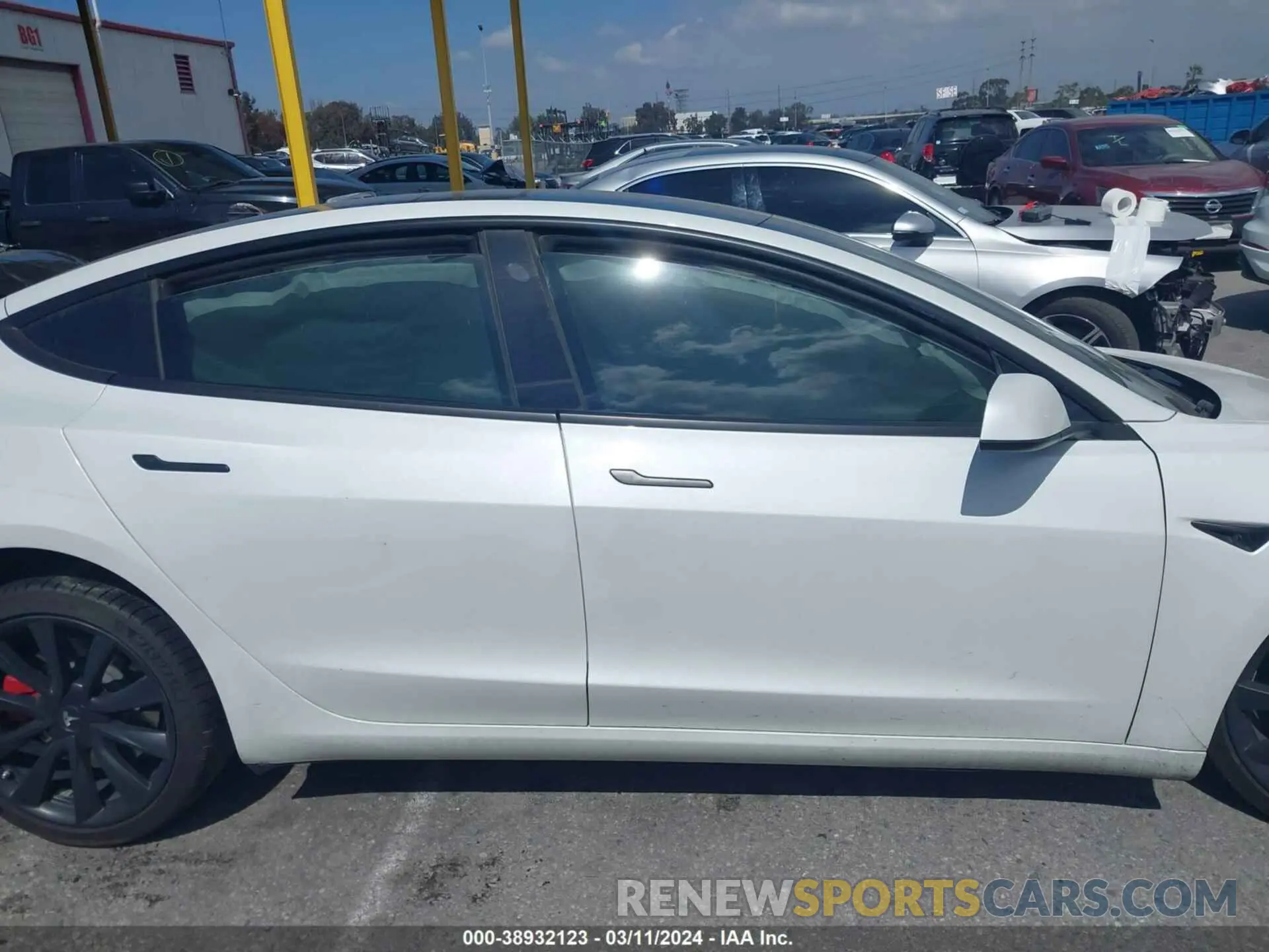 13 Photograph of a damaged car 5YJ3E1EC2LF627537 TESLA MODEL 3 2020