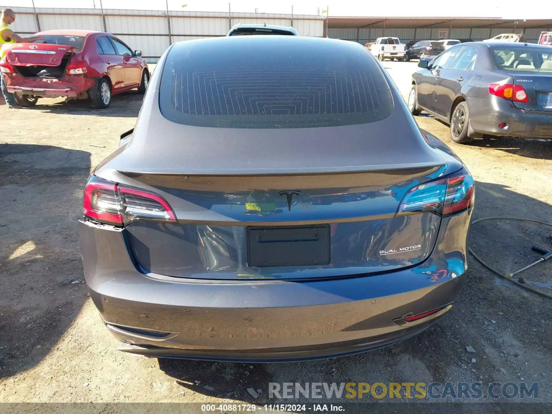 15 Photograph of a damaged car 5YJ3E1EC2LF713348 TESLA MODEL 3 2020