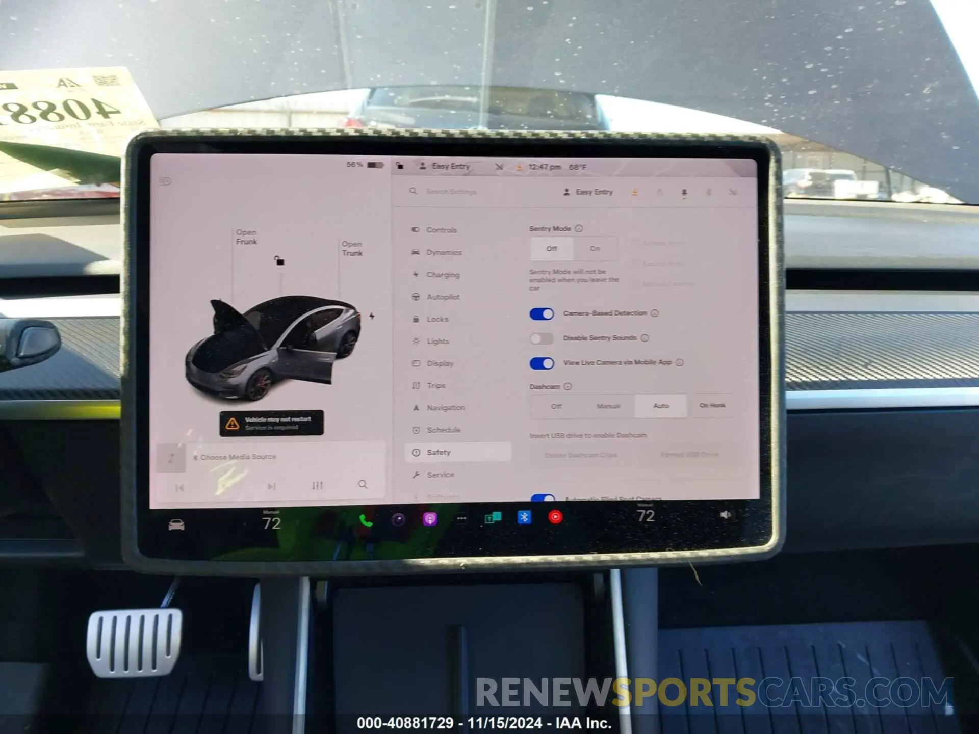 7 Photograph of a damaged car 5YJ3E1EC2LF713348 TESLA MODEL 3 2020
