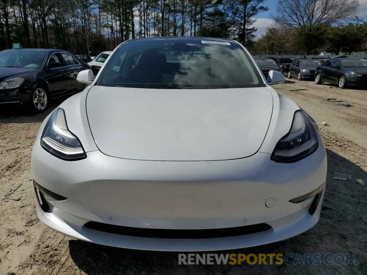 5 Photograph of a damaged car 5YJ3E1EC3LF587002 TESLA MODEL 3 2020